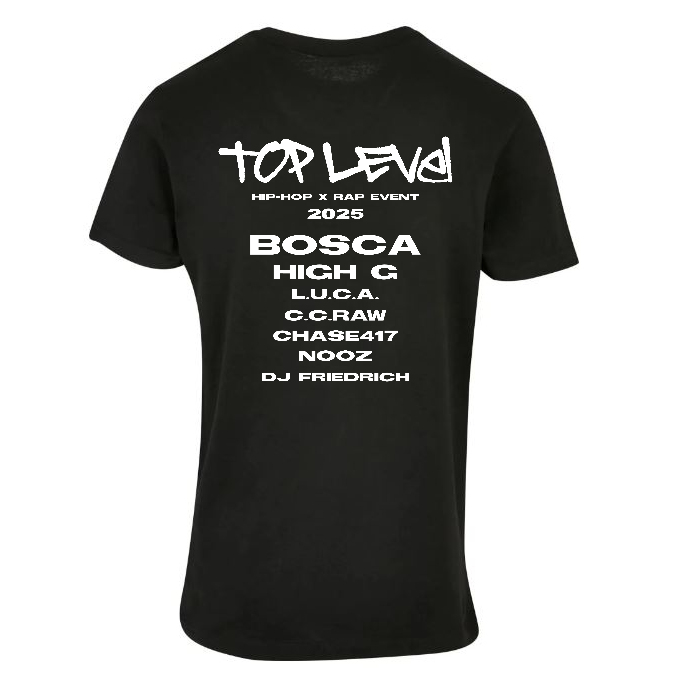 TOP LEVEL Event 2025 T-Shirt Back