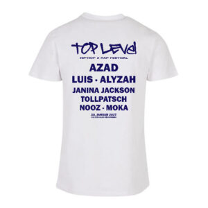TOP LEVEL Festival Line-Up 2027 Shirt Back